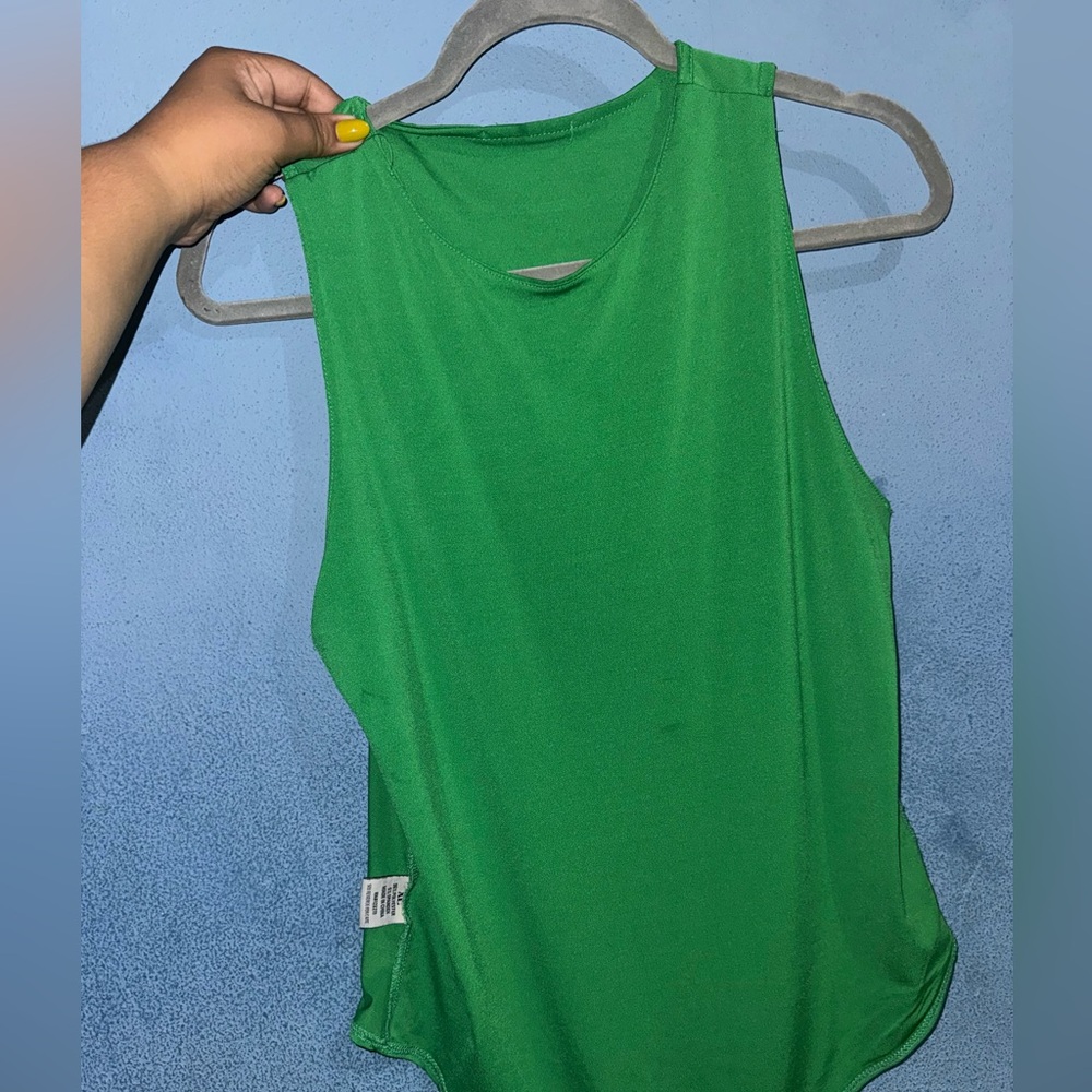 GREEN BODYSUIT
